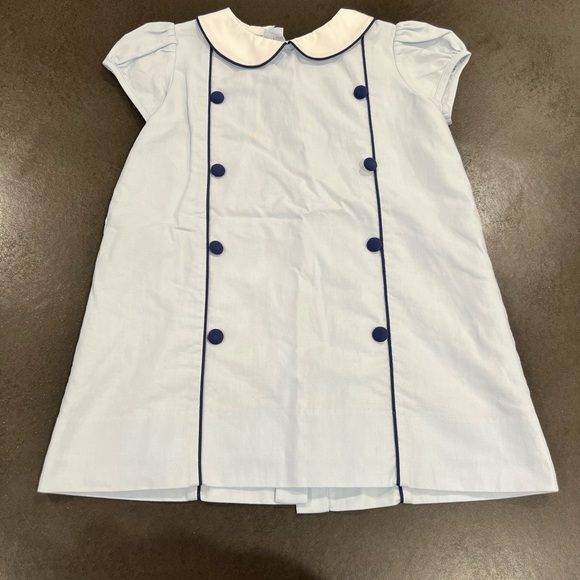 Proper Peony Pima Girls Green Football Touchdown Dress main image 0